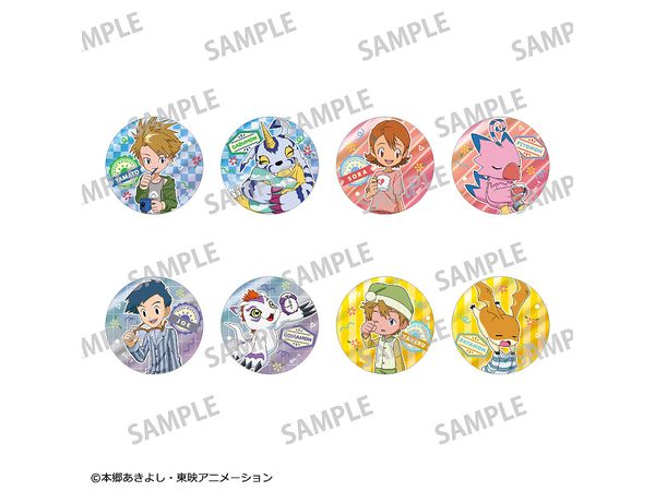 Digimon Adventure: Trading Metallic Badge Vol.2 / Asleep 1Box 8Pcs