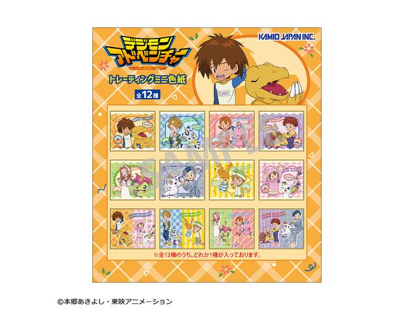 Digimon Adventure: Trading Mini Shikishi / Asleep 1Box 12Pcs