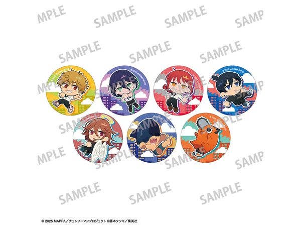 Chainsaw Man: Reze Arc: Trading Badges / Okkochi 1 Box Of 7 Badges
