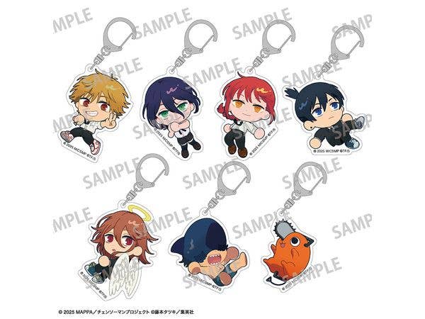 Chainsaw Man: Reze Arc: Trading Acrylic Keychains / Okkochi 1 Box Of 7