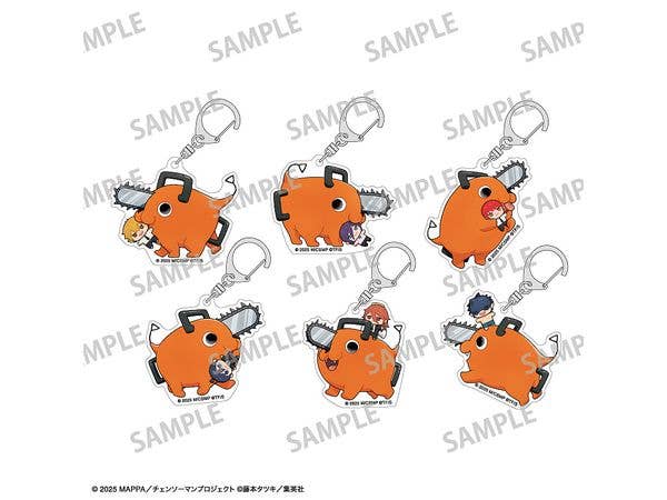 Chainsaw Man: Reze Arc: Trading Acrylic Keychains / Mottekutuku 1 Box Of 6