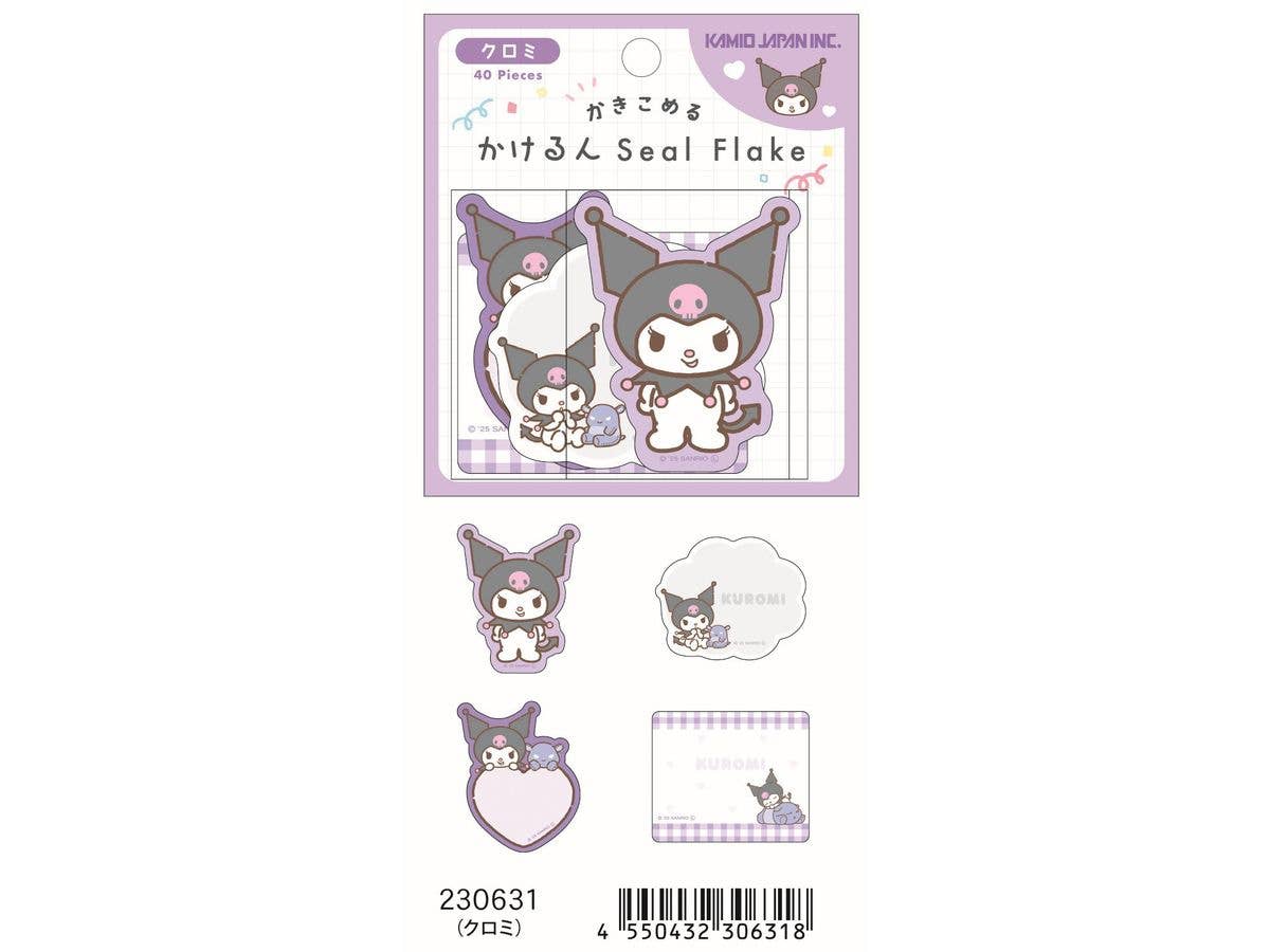 Sanrio Kakerun Sticker Flakes / Kuromi