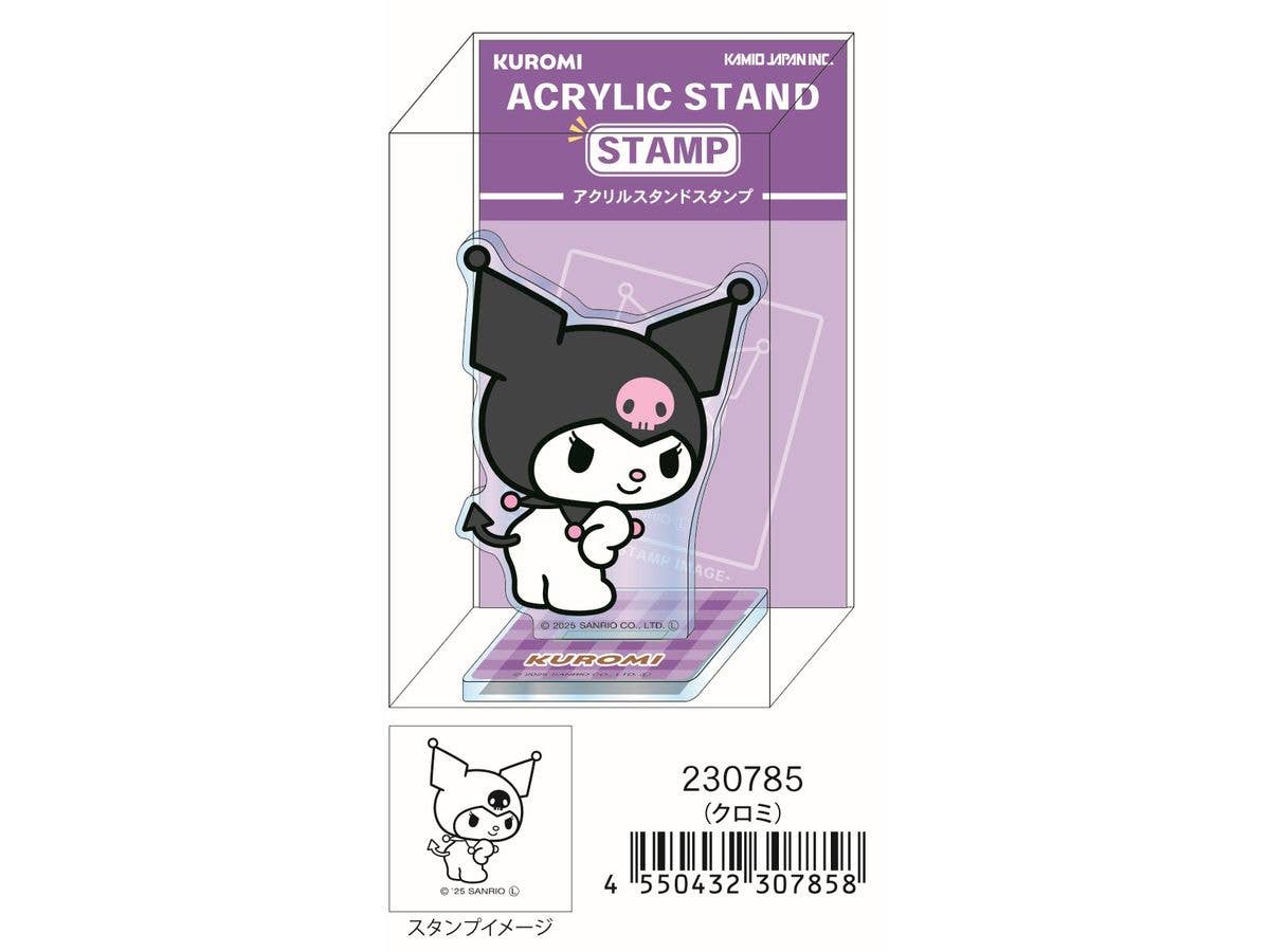 Sanrio Acrylic Stand Stamp / Kuromi