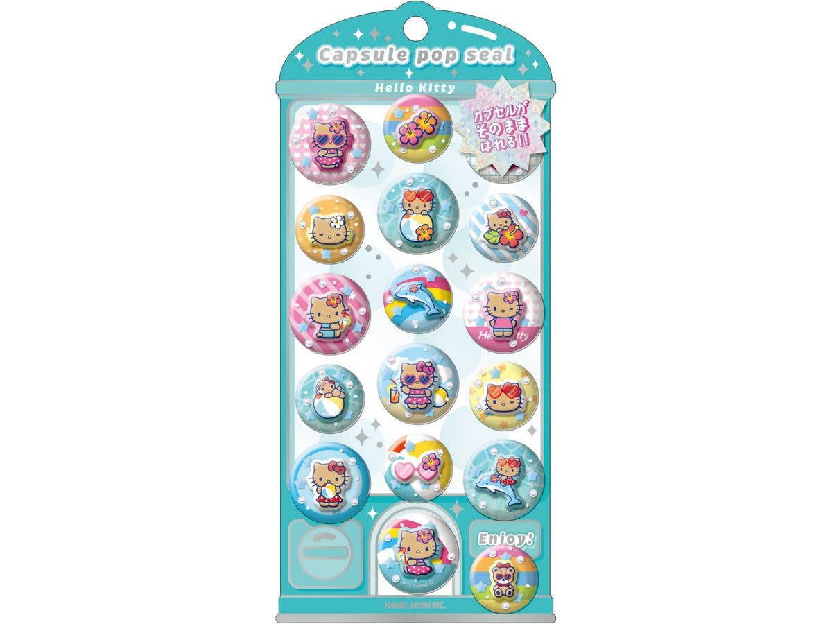 Sanrio: Capsule Pop Seal / Hello Kitty_Suntan