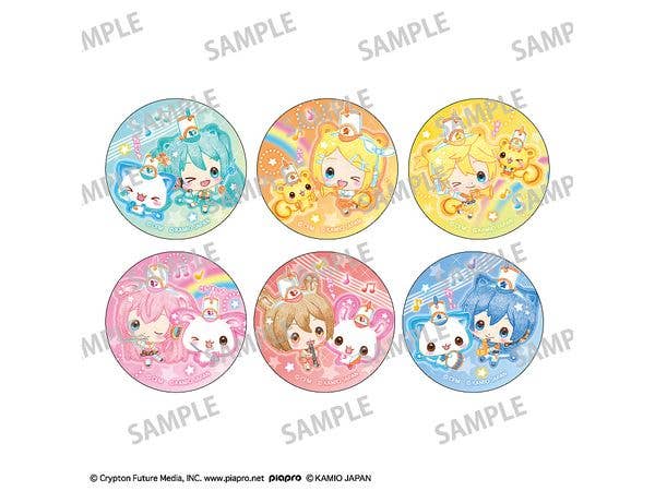 Hatsune Miku x Happy March: Trading Can Badge 1 Box (6 pieces)