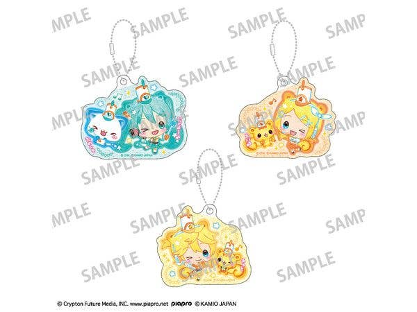Hatsune Miku x Happy March: Acrylic Keychain Set (Hatsune Miku, Kagamine Rin, Kagamine Len)