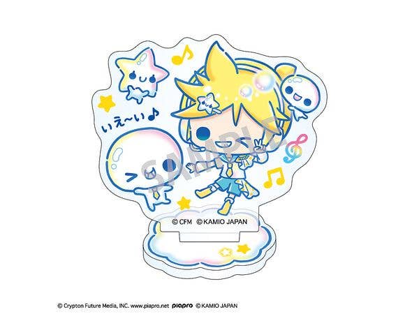 Hatsune Miku x Pukupuku Awawa-chan: Mini Acrylic Stand Kagamine Len