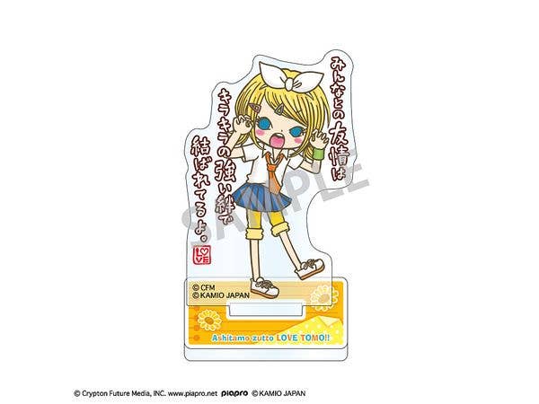 Hatsune Miku x Love Friends: Mini Acrylic Stand - Kagamine Rin