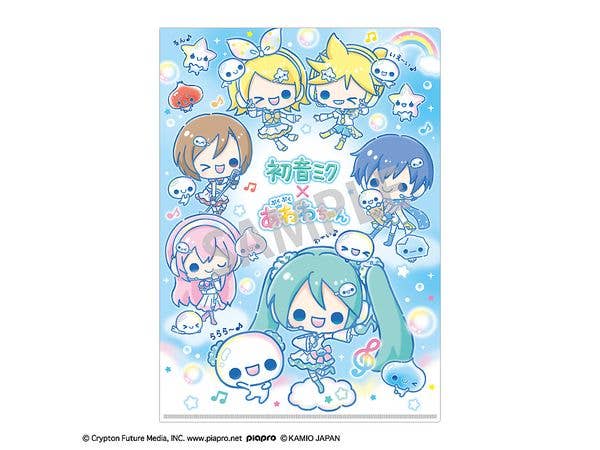 Hatsune Miku x Pukupuku Awawa-chan: A4 Single Clear File