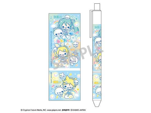 Hatsune Miku x Pukupuku Awawa-chan: Ballpoint Pen (Hatsune Miku, Kagamine Rin, Kagamine Len)