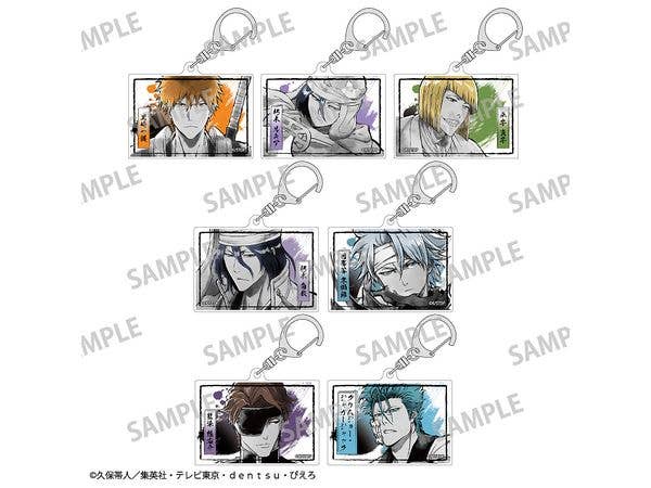 TV Anime BLEACH Thousand-Year Blood War Arc: Trading Acrylic Keychain / KamiAni TOUCH2: 1Box (7pcs)