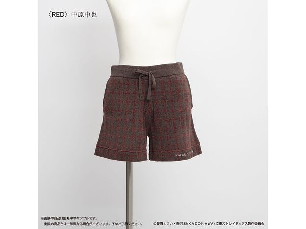 Anime Bungo Stray Dogs: Loungewear Shorts RED Chuya