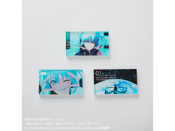 Hatsune Miku EXPO 10th Anniversary Acrylic Block 3 Set