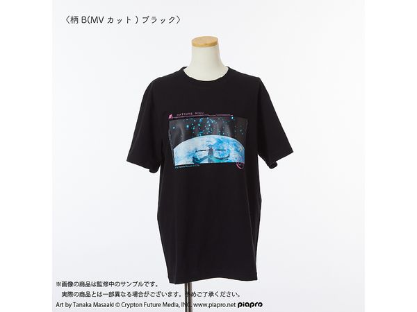 Hatsune Miku EXPO 10th Anniversary T-shirt Pattern B (MV Cut) Black (M Size)