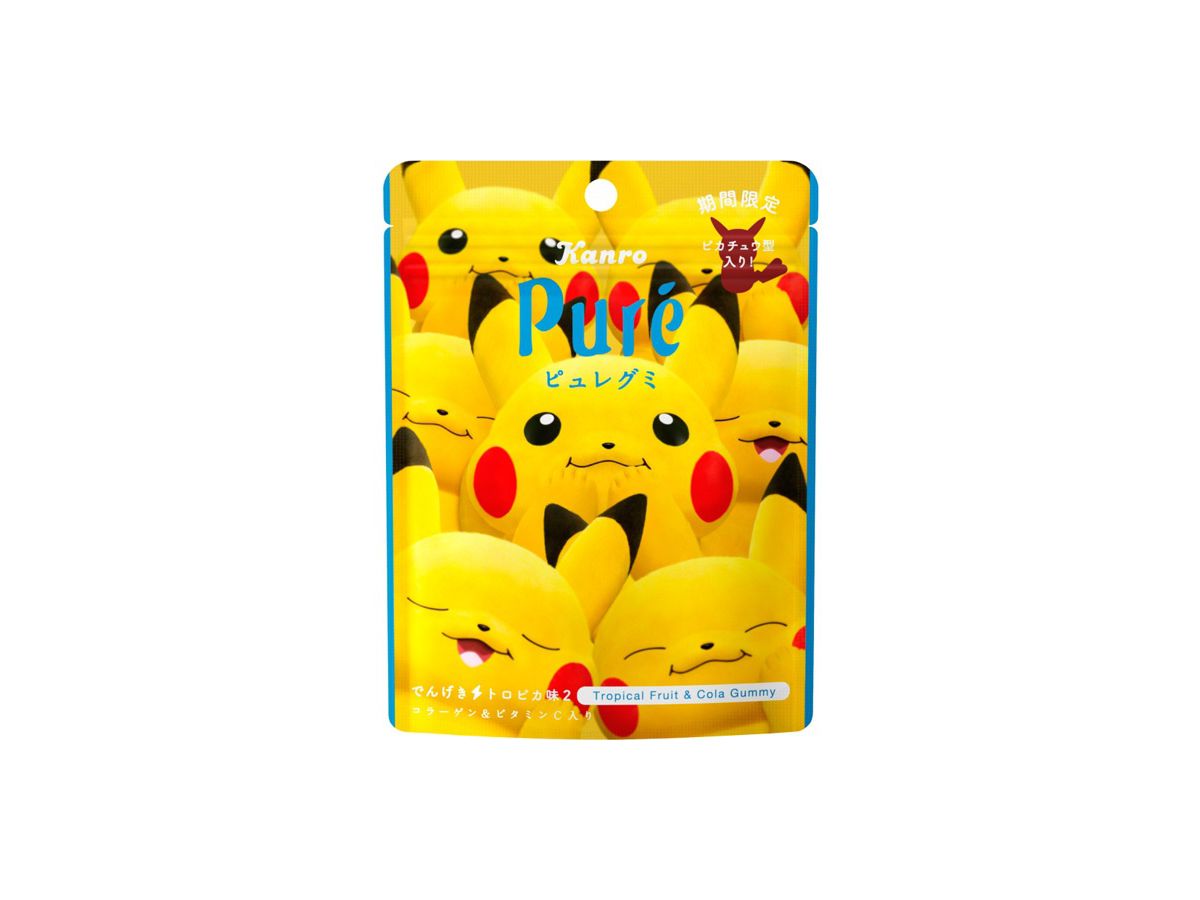 Pokemon: Pure Gummy Pikachu 2 - Tropical Fruit & Cola Flavor