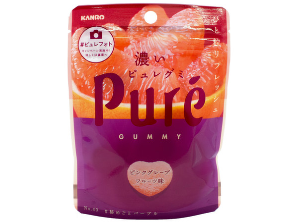 Pure Gummy Richness Pink Grapefruit 56g
