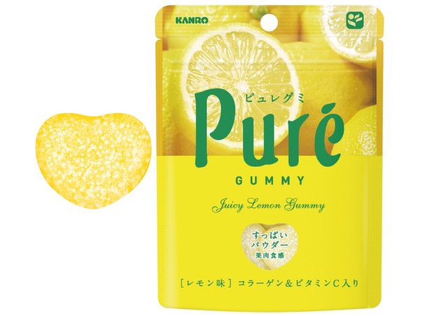 Pure Gummi Lemon 56g