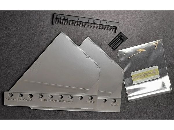 F-16 stabilizers (smooth surface)