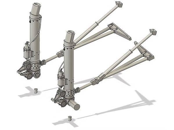B-17 Main landing gear (unloaded) (for HKM)