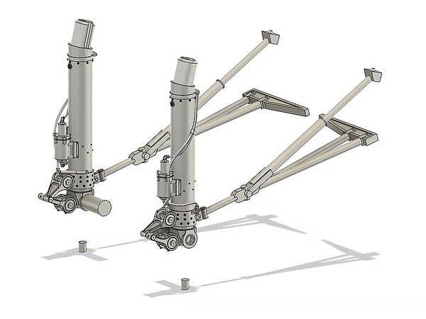 B-17 Main landing gear (loaded) (for HKM)