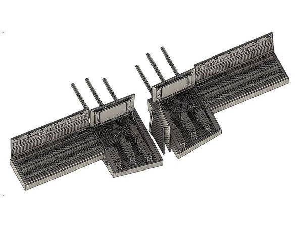 P-51 Mustang gun bays (for TAMIYA)
