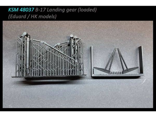 B-17 Main landing gear (loaded), for HK Models