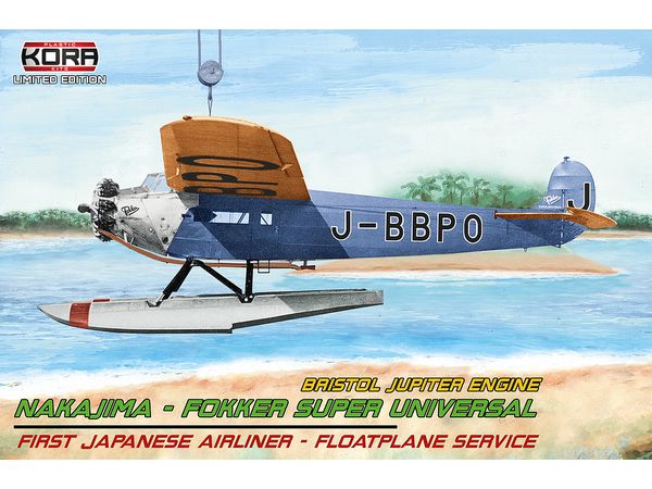 Nakajima-Fokker Super Universal (Jupiter Engine) Japanese airliner - Floatplane Service