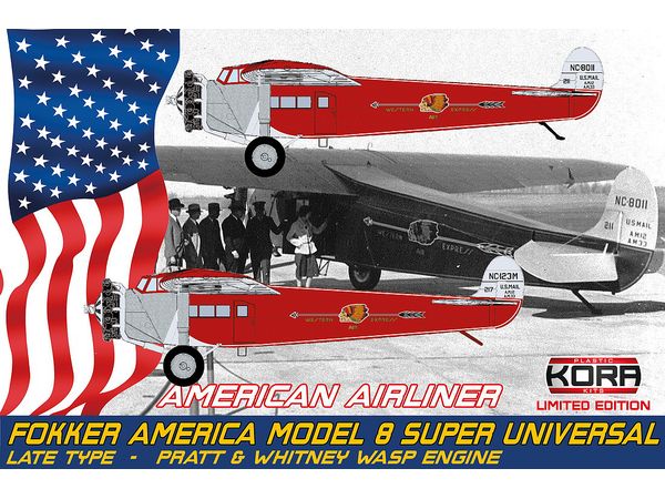 Fokker America Model 8 Super Universal 'American Airliner' (late, Wasp engine)