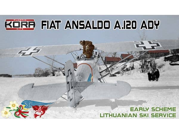 Fiat Ansaldo A.120 'Lithuanian AF - Early Scheme, w. Skis'