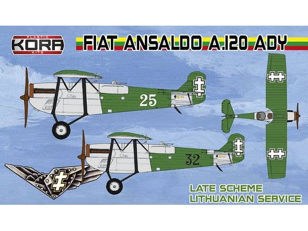 Fiat Ansaldo A.120 'Lithuanian AF - Late Scheme'