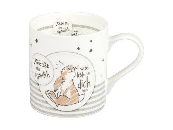 Guess How Much I Love You (German Language) Mug Cup