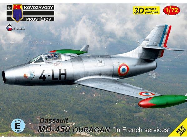 Dassault MD-450 Ouragan In French serv.