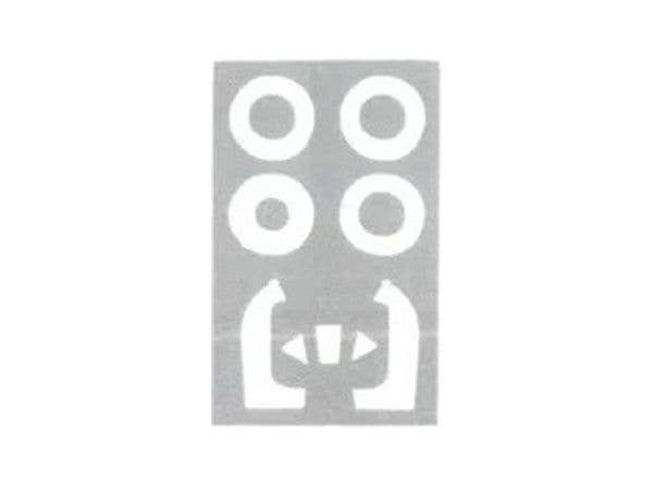 Tempest Mk.II/V/VI mask for canopy and wheel disks