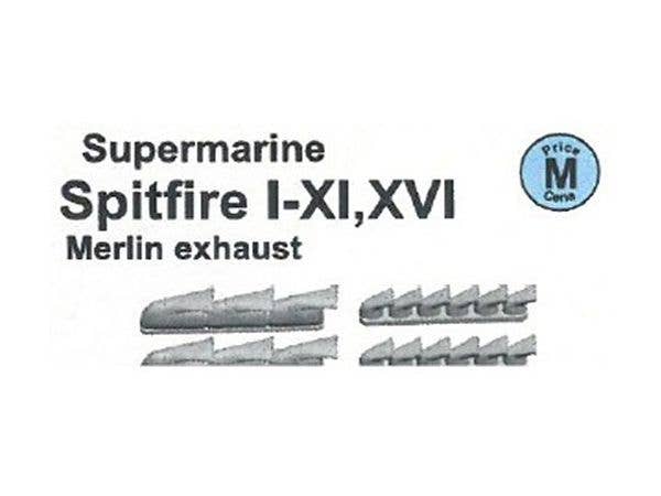 Spitfire I-XI, XVI 3D Merlin exhaust