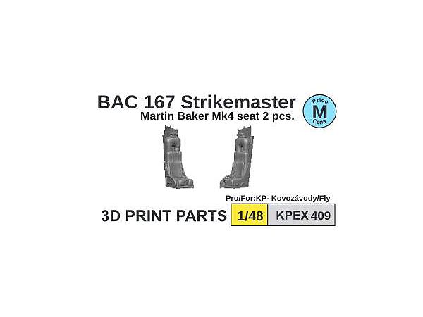 BAC 167 Strikemaster (for Fly Model/KP Model) Seat