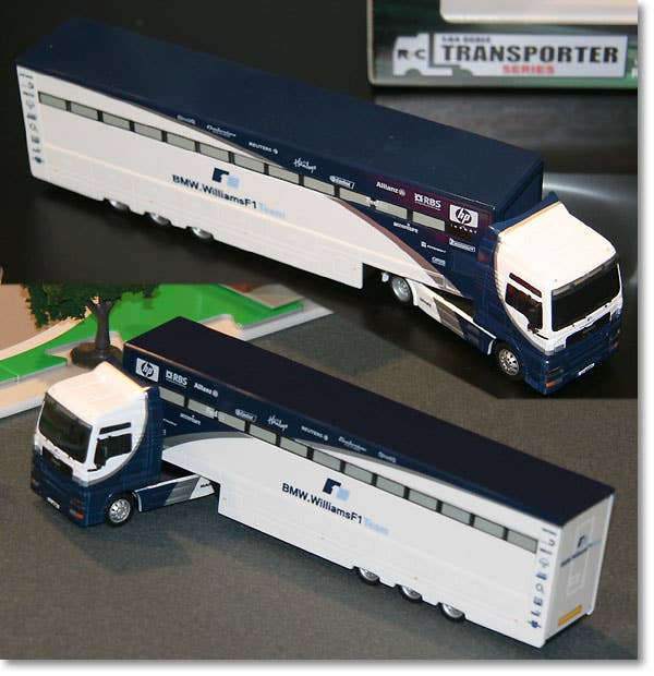 KYOSHO 1/64 BMW.WilliamsF1 Team トランスポーター KYOSHO 1/64 BMW