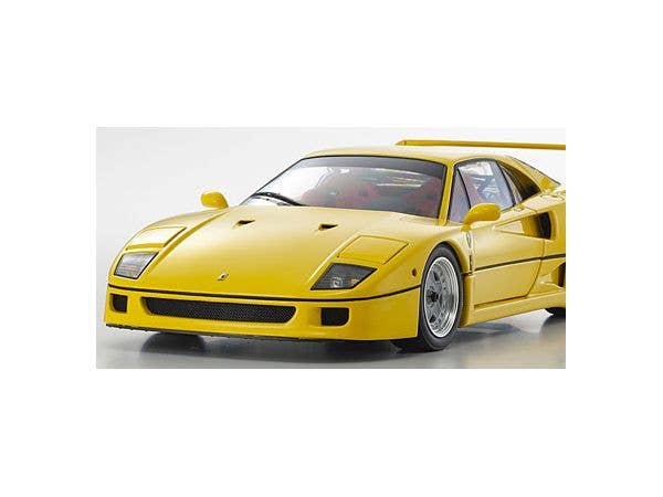 Ferrari F40 (Yellow) Kyosho Original With Opening And Closing Mechanism