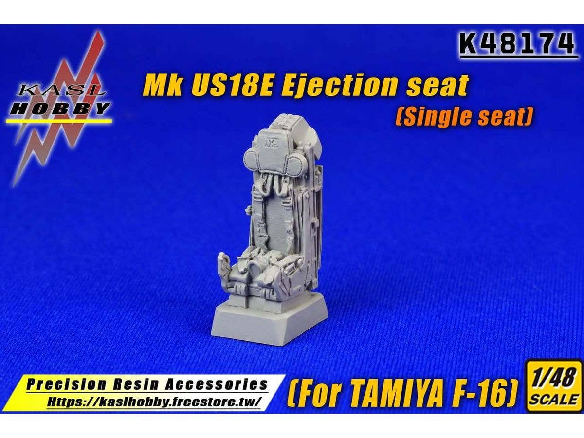 Mk US18E Ejection seat for single-seat F-16 (Tamiya)