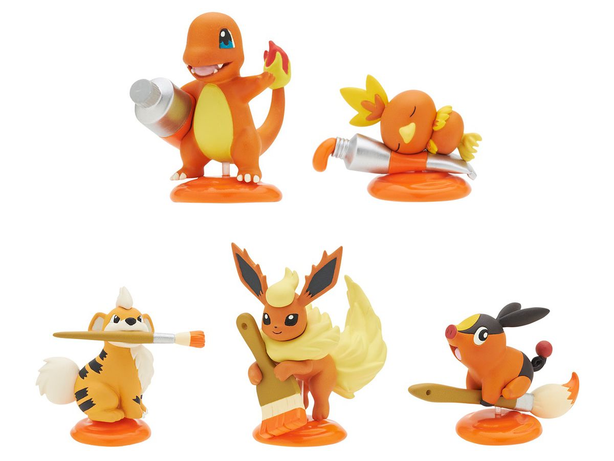 Pokemon Palette Color Collection Orange: 1Box (8pcs) (Reissue)