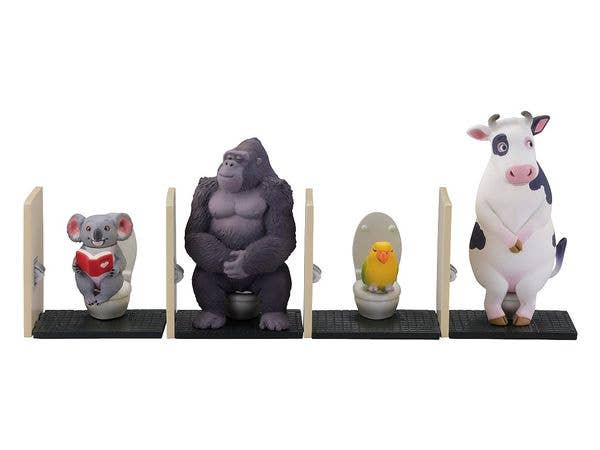 miniQ Sato Kunio's Animal - Bathroom Break - Vol.2: 1Box (6pcs)
