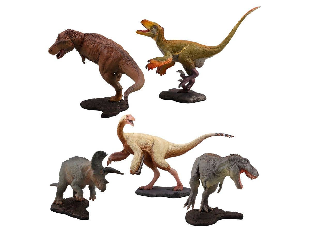 mini Q Dinosaur Excavation Report 10 Strongest Hunter Retsuden -Cretaceous North America Edition- 1Box (6pcs)