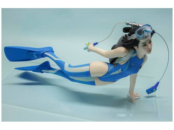Underwater Knee-High Sock Girls Shimarisu-chan