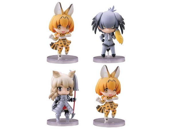 Capsule Q Museum Kemono Friends Deformed 3D Encyclopedia -Capsule Friends- Vol.1: 1Box (12pcs)
