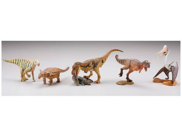 miniQ Dinosaur Excavation: Dinosaur Modeling Forefront 1Box 8pcs