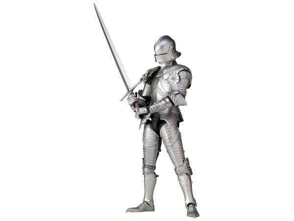 KT Project Takeya Shiki Jizai Okimono: 15th Century Gothic Style Field Armor (Silver)