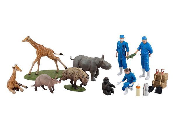 ARTPLA Keeper and Baby Gorilla Set: 1Box (6pcs)