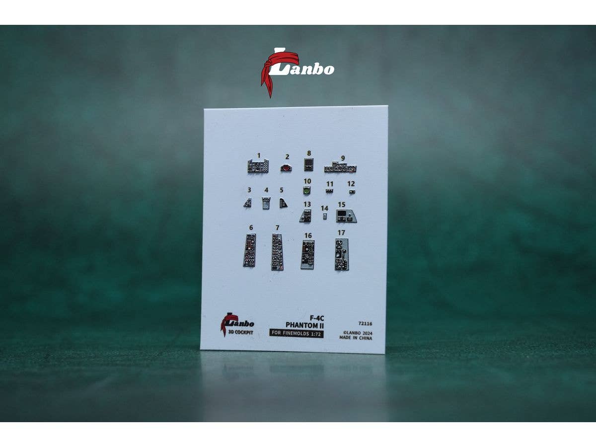 F-4C 3D interior decal (For Fine Molds)