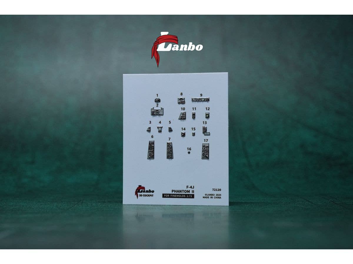 F-4J 3D interior decal (For Fine Molds)