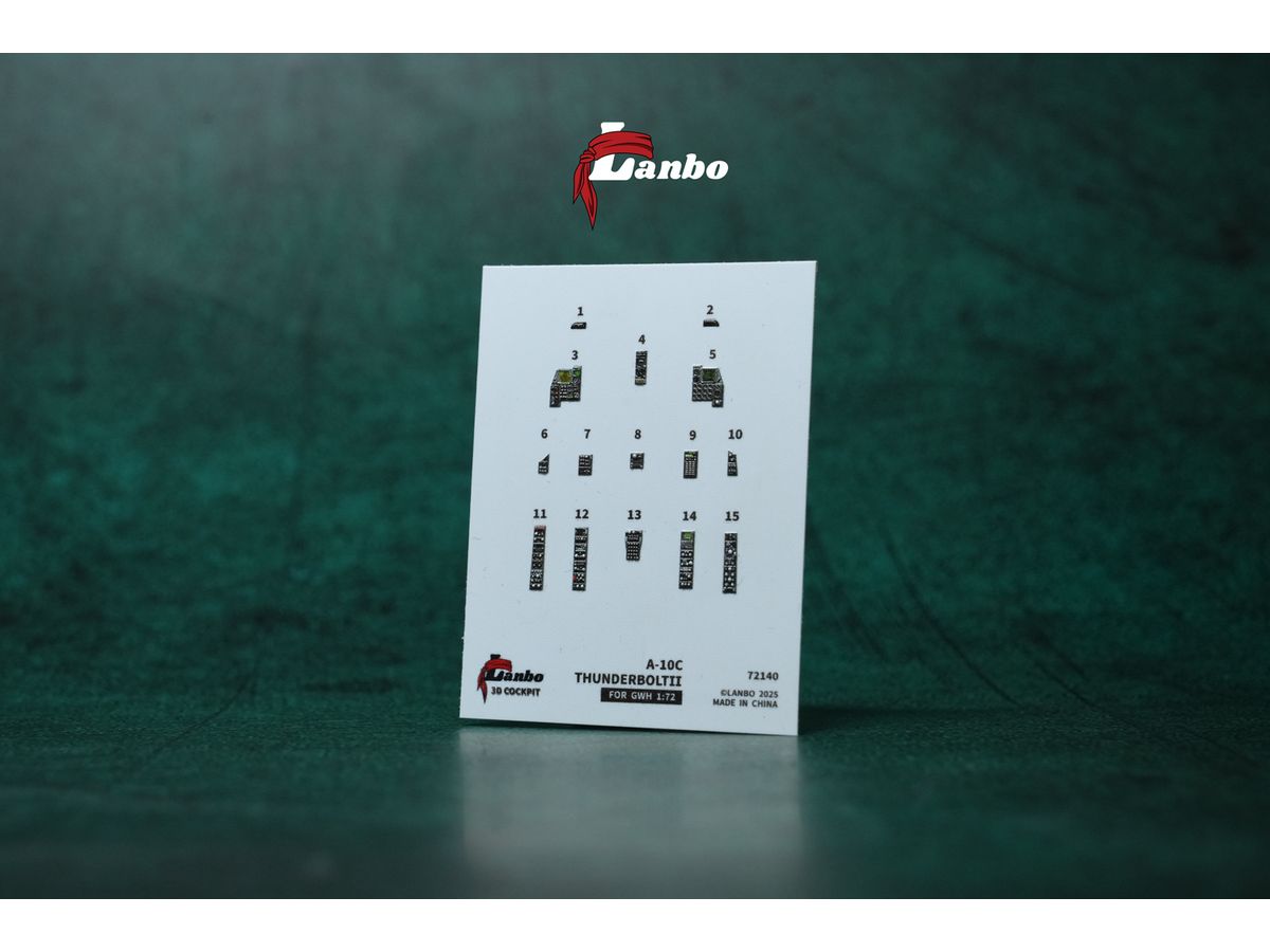 A-10C 3D interior decal (for. GWH)