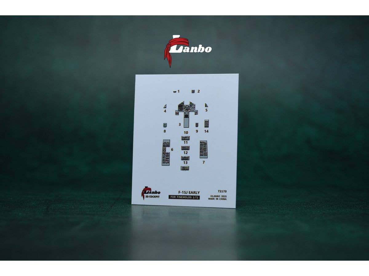 F-15J early 3D interior decal (For Fine Molds)